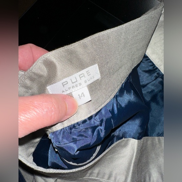 ALFRED SUNG Pure Two-toned Skirt - Picture 4 of 4